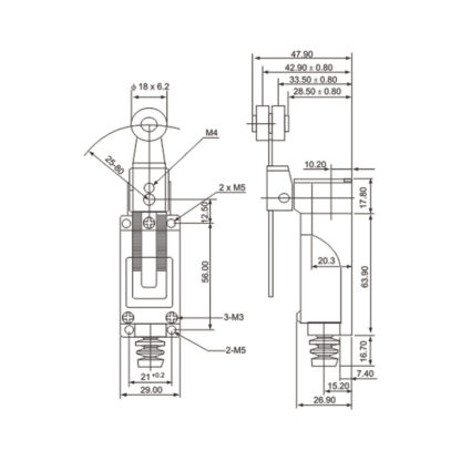 JIGO LIMIT SWITCH JG-XZ-8108M view