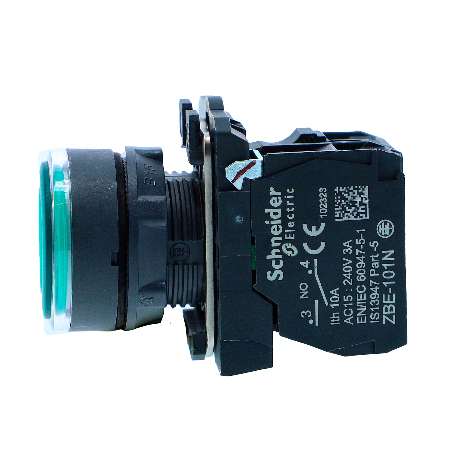 PUSHBUTTON WITH INDICATOR YELLOW